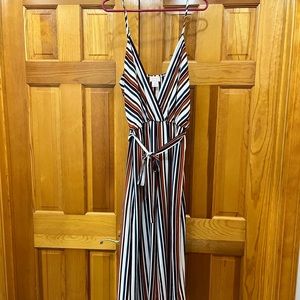 Love…ady striped jumpsuit